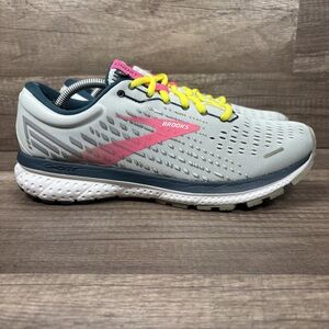 Brooks Ghost 13 Gray Green Womens US Size 9 EUR 40.5 1203381B154 Running Shoes